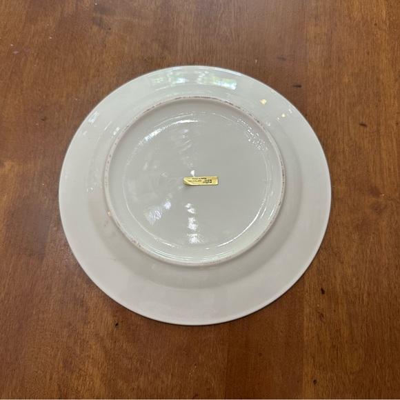 Colorful Ceramic Plate with Fun Design - Picture 3 of 3